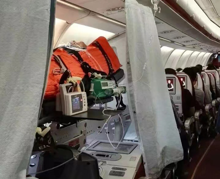 台州跨国医疗包机、航空担架